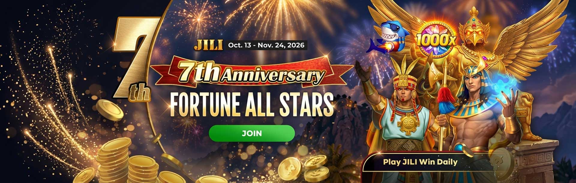 4DBOS - JILI 7th Anniversary Fortune All Stars